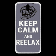 Coque HTC Desire 610 Keep Calm and Reelax Gris