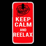 Coque HTC Desire 610 Keep Calm and Reelax Rouge