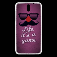 Coque HTC Desire 610 Life It's a game Rose ZG