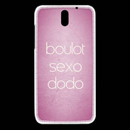 Coque HTC Desire 610 Boulot Sexo Dodo Rose ZG
