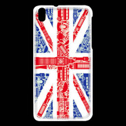 Coque HTC Desire 816 Angleterre sur Drapeau 1