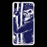 Coque HTC Desire 816 Tête de mort Biker USA