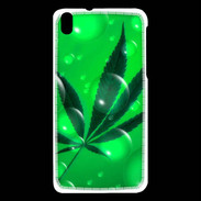 Coque HTC Desire 816 Cannabis Effet bulle verte