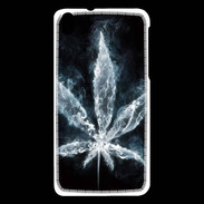 Coque HTC Desire 816 Feuille de cannabis en fumée