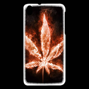 Coque HTC Desire 816 Cannabis en feu