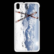 Coque HTC Desire 816 Paire de ski en montagne