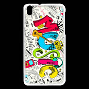 Coque HTC Desire 816 Graffiti Musique