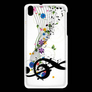 Coque HTC Desire 816 Farandole de notes de musique 1