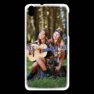 Coque HTC Desire 816 Hippie et guitare 5