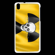 Coque HTC Desire 816 Tête de mort radioactive