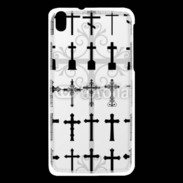 Coque HTC Desire 816 Fond croix