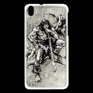 Coque HTC Desire 816 Guerrier en dessin 25
