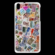 Coque HTC Desire 816 Patchwork de timbres