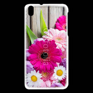 Coque HTC Desire 816 Bouquet de fleur sur bois