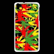 Coque HTC Desire 816 Fond de cannabis coloré