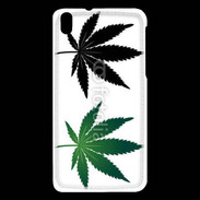 Coque HTC Desire 816 Double feuilles de cannabis