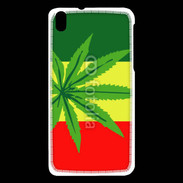 Coque HTC Desire 816 Drapeau reggae cannabis