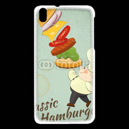 Coque HTC Desire 816 Hamburger vintage