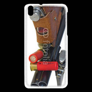 Coque HTC Desire 816 Fusil de chasse et couteau