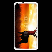 Coque HTC Desire 816 Silhouette d'un cerf 5