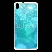 Coque HTC Desire 816 Fond bulles bleus