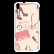 Coque HTC Desire 816 Fond fashion rose 4