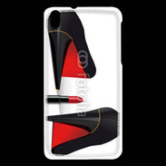 Coque HTC Desire 816 Escarpins et tube de rouge à lèvres