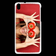 Coque HTC Desire 816 Femme tomate humour