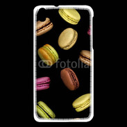 Coque HTC Desire 816 Macarons sur fond noir