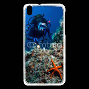 Coque HTC Desire 816 Plongeur en mer 10