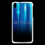 Coque HTC Desire 816 Rideau bleu à strass
