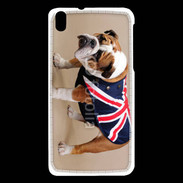 Coque HTC Desire 816 Bulldog anglais en tenue