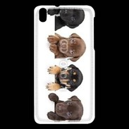 Coque HTC Desire 816 Alignement de petits chiens