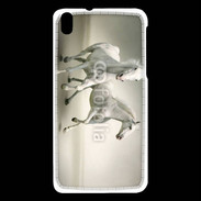 Coque HTC Desire 816 Chevaux blancs