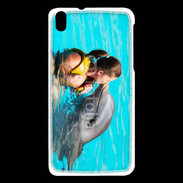 Coque HTC Desire 816 Bisou de dauphin