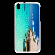 Coque HTC Desire 816 Bungalow sur mer tropicale