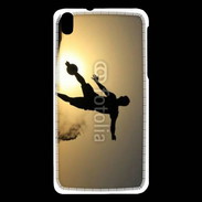 Coque HTC Desire 816 beach soccer couché du soleil