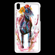 Coque HTC Desire 816 Equitation en peinture 10