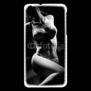 Coque HTC Desire 816 Charme noir et blanc