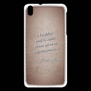Coque HTC Desire 816 Les Folies Rouge Citation Oscar Wilde