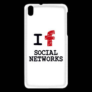 Coque HTC Desire 816 I love Social Net