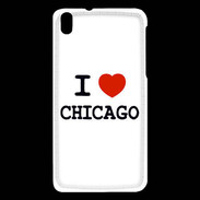 Coque HTC Desire 816 I love Chicago