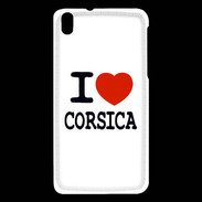 Coque HTC Desire 816 I love Corsica