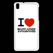 Coque HTC Desire 816 I love Toulouse