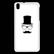 Coque HTC Desire 816 chapeau moustache