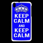 Coque HTC Desire 816 Keep Calm Bleu