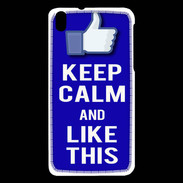 Coque HTC Desire 816 Keep Calm Like This Bleu