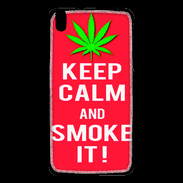 Coque HTC Desire 816 Keep Calm Smoke Rouge