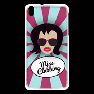 Coque HTC Desire 816 Miss Clubbing Brune
