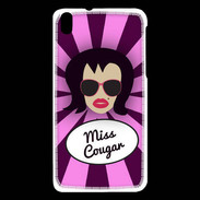 Coque HTC Desire 816 Miss Cougar Brune